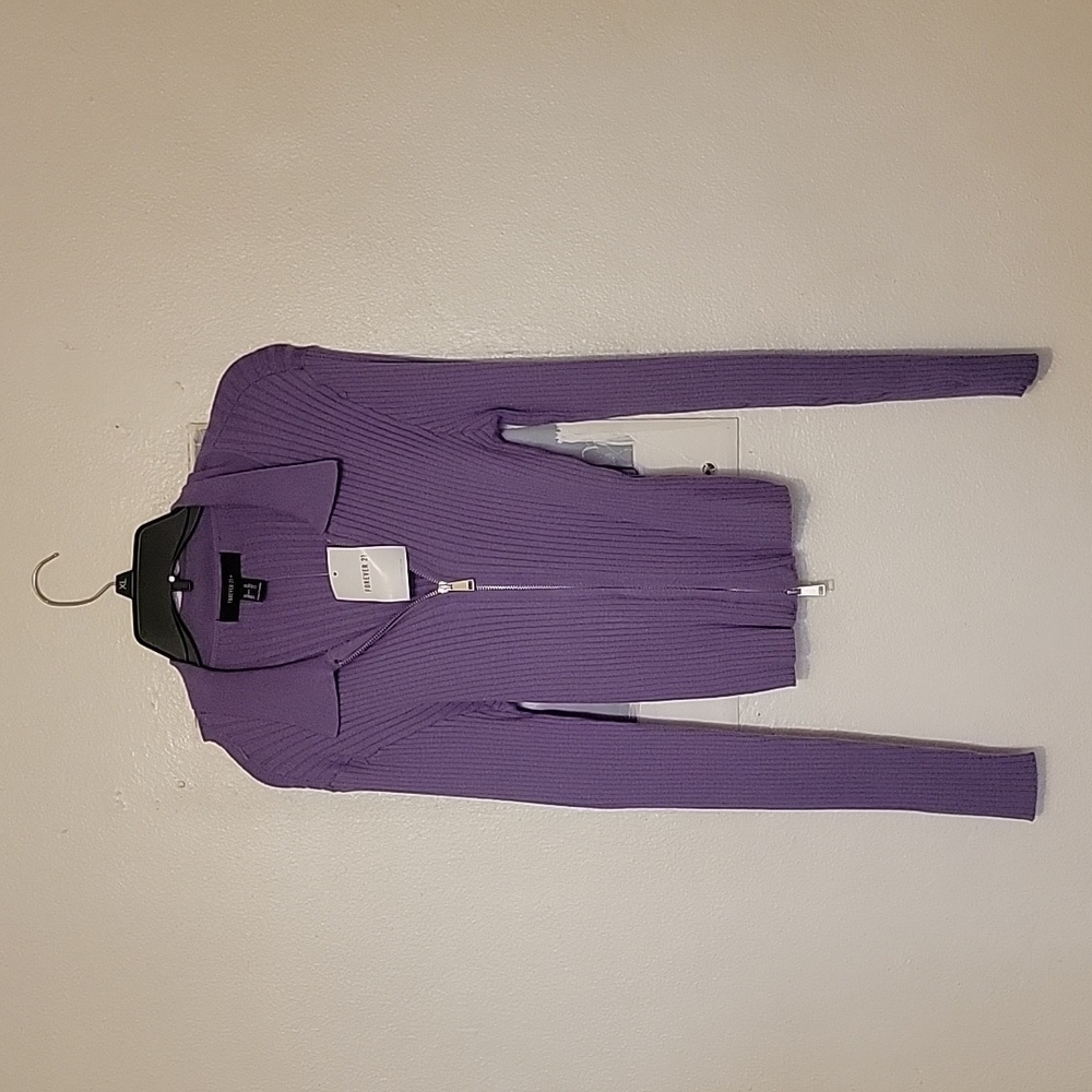 Forever 21 violet Sweter/Crop Top